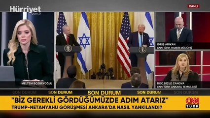 Trump-Netanyahu görüşmesi Ankara'da böyle yankılandı: Dicle Canova detayları aktardı