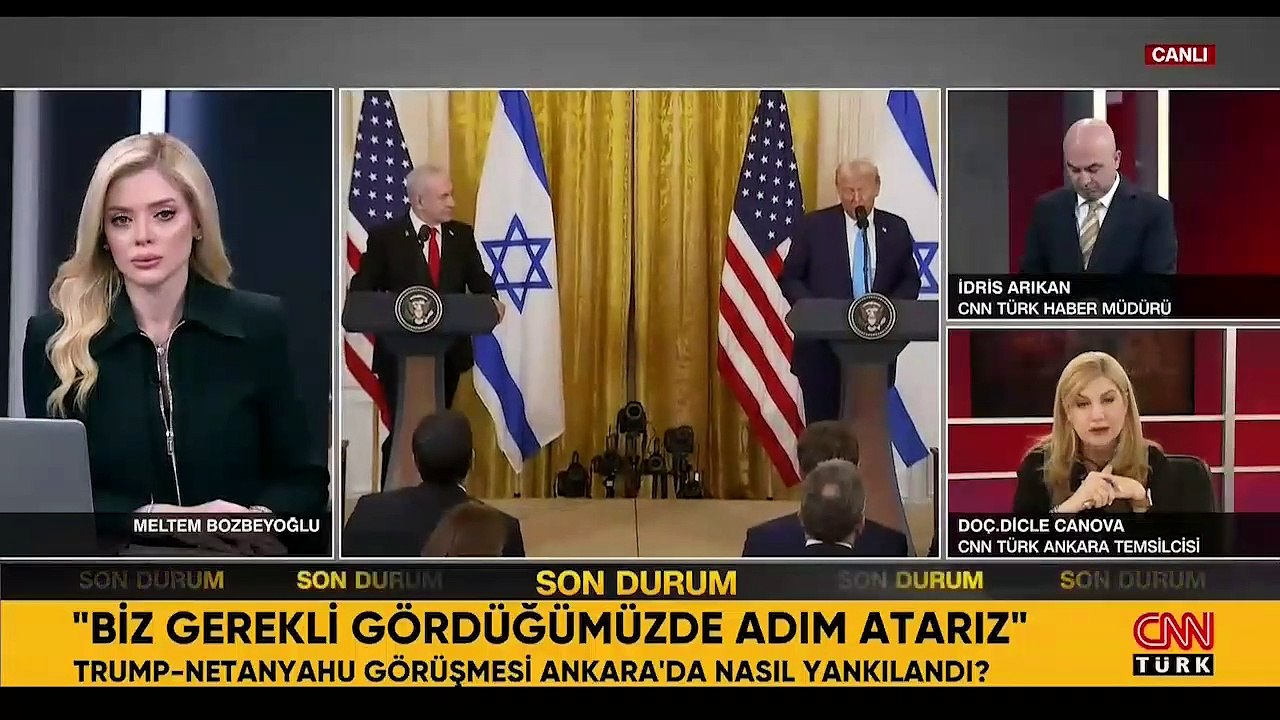 Trump-Netanyahu görüşmesi Ankara'da böyle yankılandı: Dicle Canova detayları aktardı