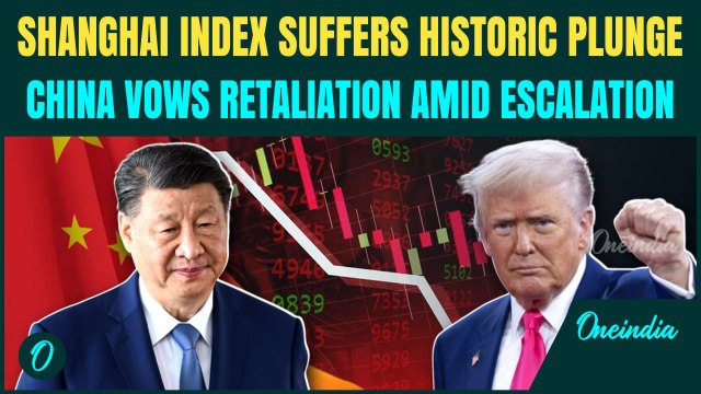 Shanghai Stocks Crash 7.3% as Trump Threatens 50% Tariffs in Escalating US-China Trade Showdown