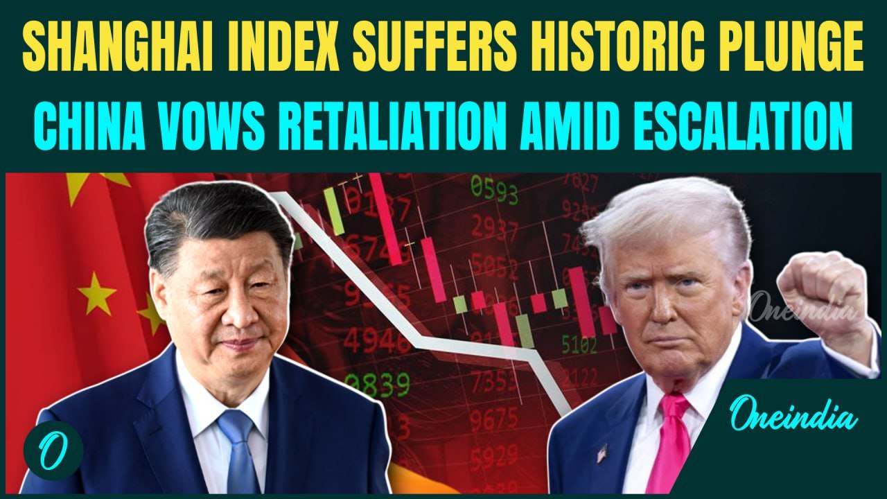 Shanghai Stocks Crash 7.3% as Trump Threatens 50% Tariffs in Escalating US-China Trade Showdown