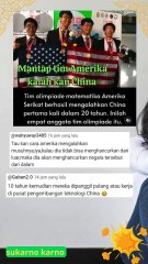 untuk pertama kalinya AS mengalahkan China di olimpiade matematika  #berita