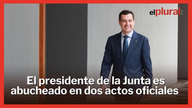 Juanma Moreno, a lo Mazón: doblete de abucheos y pitadas en Jaén