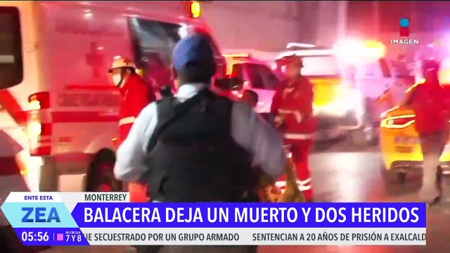 Balacera deja un muerto y dos heridos afuera de un bar en Monterrey, Nuevo León