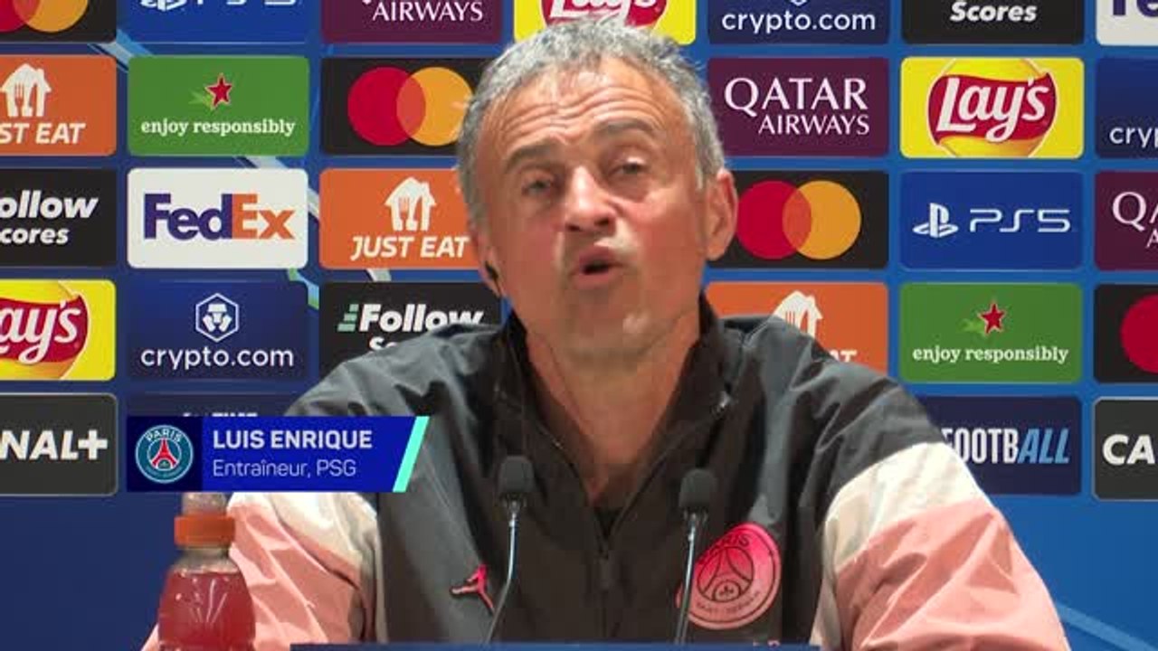 PSG - Luis Enrique : “Il n'y a pas de favoris en football”