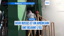 Un vaisseau Soyouz s'est amarré à l'ISS avec un astronaute américain et deux cosmonautes russes