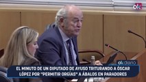 El minuto de un diputado de Ayuso triturando a Óscar López por 