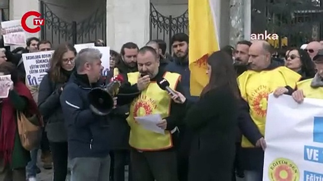 Eğitim Sen'den Levent Dölek protest