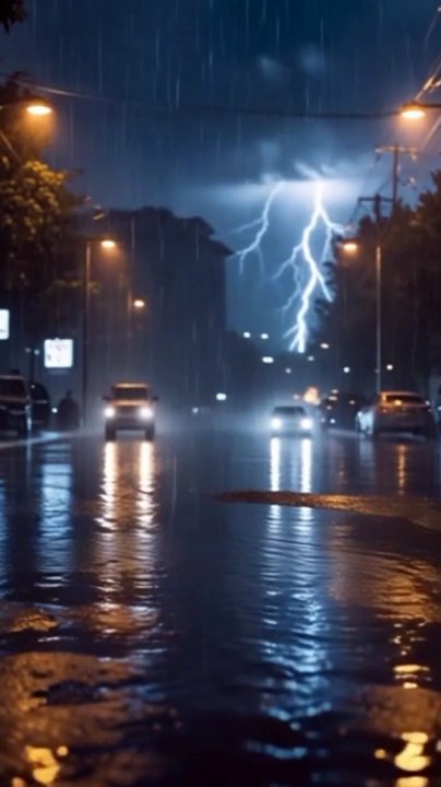 Rain and Thunderstorm