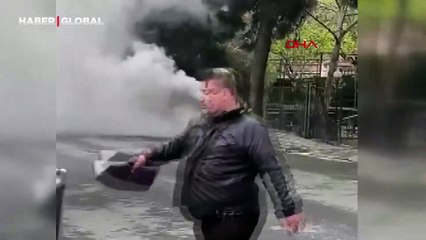 Adres Avcılar: Yeraltı kabloları yandı, caddeyi duman kapladı