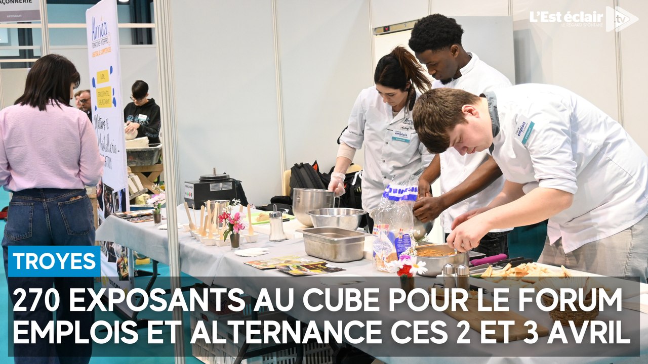 270 exposants au Cube à Troyes pour trouver un emploi