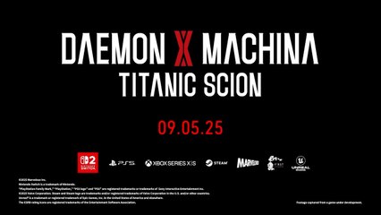 Daemon x Machina Titanic Scion Official Announcement Trailer Nintendo Switch 2 Direct