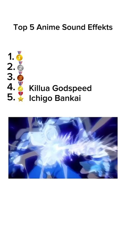 Top 5 Best Anime Sounds Effects