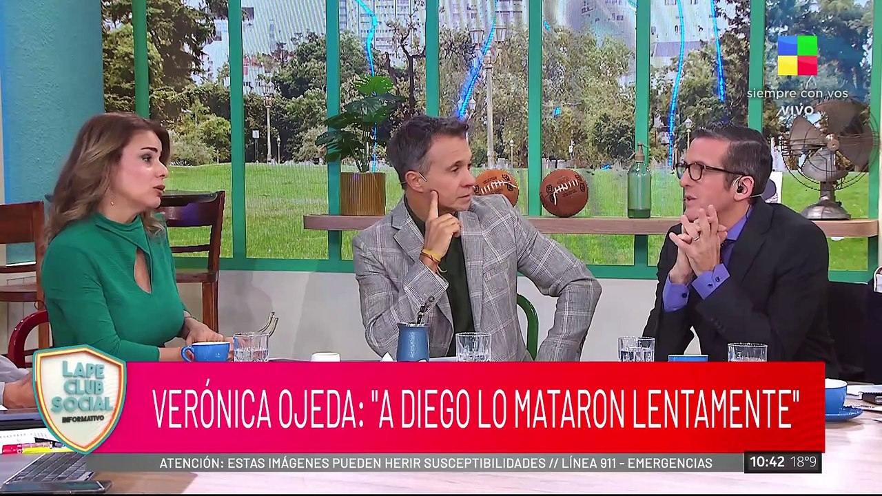 Verónica Ojeda declara sobre la muerte de Diego Maradona