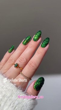 Emerald Green Nails | Stunning & Trendy Nails For 2025 #viral