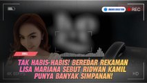 Tak Habis-habis! Beredar Rekaman Lisa Mariana Sebut Ridwan Kamil Punya Banyak Simpanan!