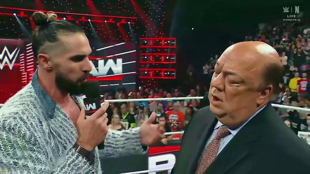 Seth Rollins Attack's Paul Heyman And CM Punk, Seth Rollins Tell Paul Heyman That now  he owes him a Favor - WWE Raw 04/07/2025