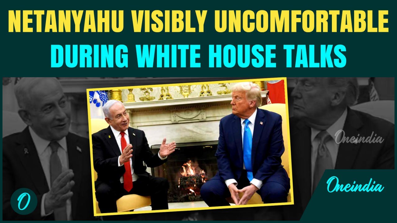 VIDEO: Netanyahu's Uneasy Reaction Sparks Speculation During White House Meeting with Trump