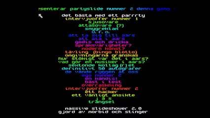Amiga Intro Slide Show Party by Massive (1993)