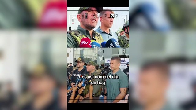 La policía de Ecuador, bajo el mando de Noboa, llevó a cabo el sábado un operativo contra las mafias del narcotráfico en Guayaquil