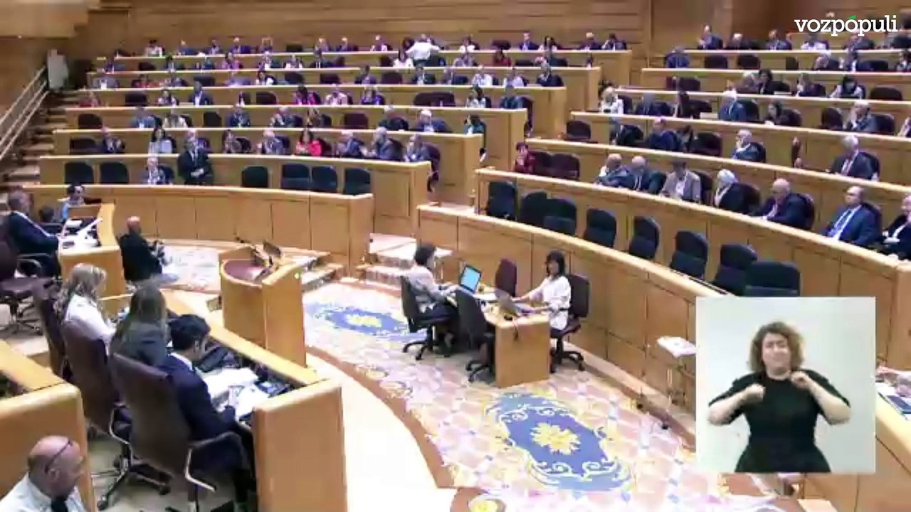 Rifirrafe completo de García y Bolaños en el Senado