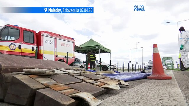 Las inspecciones de camiones procedentes de Eslovaquia por la fiebre aftosa provocan atascos masivos