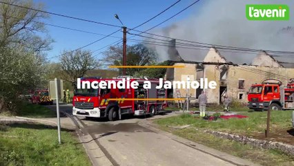 Incendie à Jamiolle
