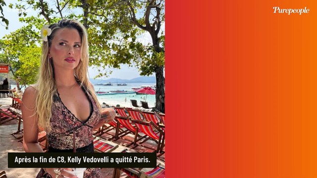 Kelly Vedovelli à près de 10 000 kilomètres de Paris, détente absolue dans un lieu iconique récemment rouvert au public