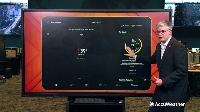 Monitor air quality and pollution with the AccuWeather app