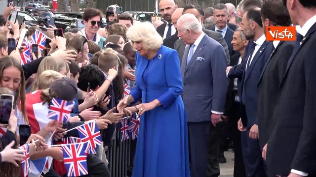 Re Carlo e la Regina Camilla al Colosseo accolti dal Ministro Giuli