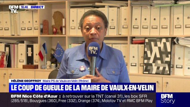 Jeune tué à Vaulx-en-Velin: J'ai obtenu du ministre de l'Intérieur des forces qui vont stationner près de l'ancien point de deal pour l'empêcher de se réinstaller , réagit la maire, Hélène Geoffroy