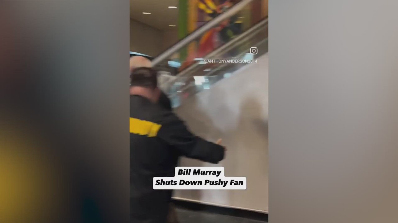 Bill Murray snaps at aggressive fan during shocking outburst in NYC ...