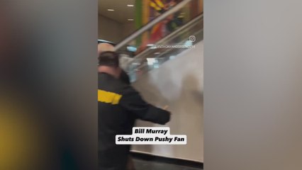 Bill Murray snaps at aggressive fan during shocking outburst in NYC theater