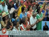 Caraqueños ratifican su apoyo a candidatos del GPPSB durante campaña hacia los comicios electorales