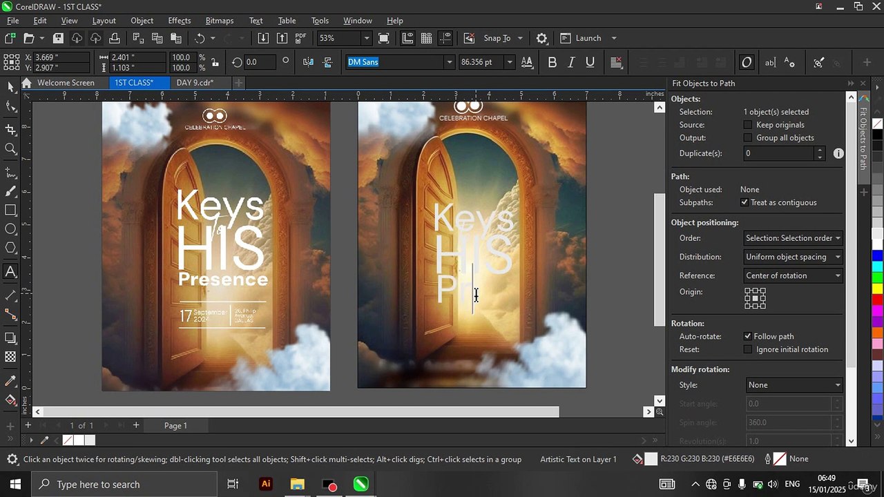 Flyer Design Course With Coreldraw for Beginners
