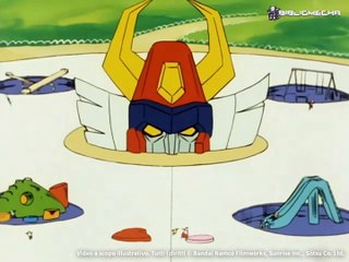 Muteki robot Tryder G7 - Sequenza di partenza