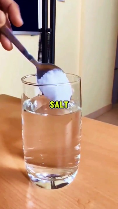 DRINK SALT WATER EVERY MORNING ON AN EMPTY STOMACH!!