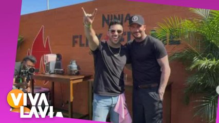 Carlos Posadas presume su encuentro con David Beckham