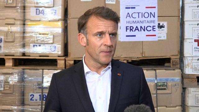 En Égypte, Macron alerte sur la situation « intenable » à Gaza