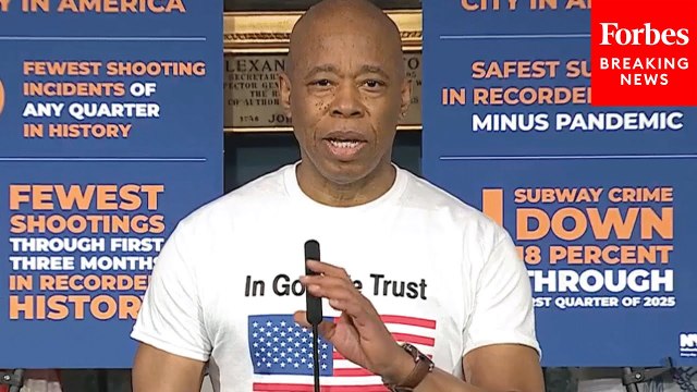 NYC Mayor Eric Adams Holds Press Briefing After Announcing Reelection Bid As An Independent