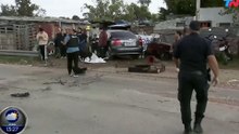 Tensión en un piquete en Bernal: un nene intentó atacar a un policía con un cuchillo