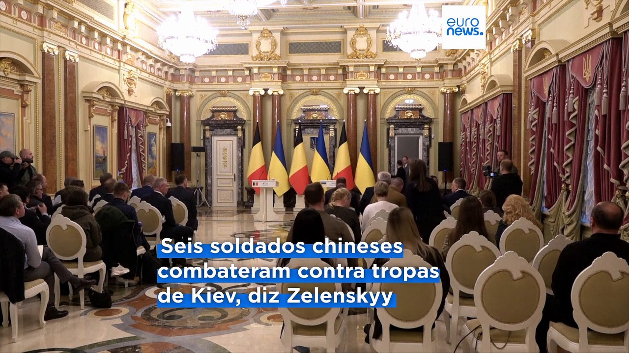 Ucrânia captura chineses que lutam pela Rússia, diz Zelenskyy