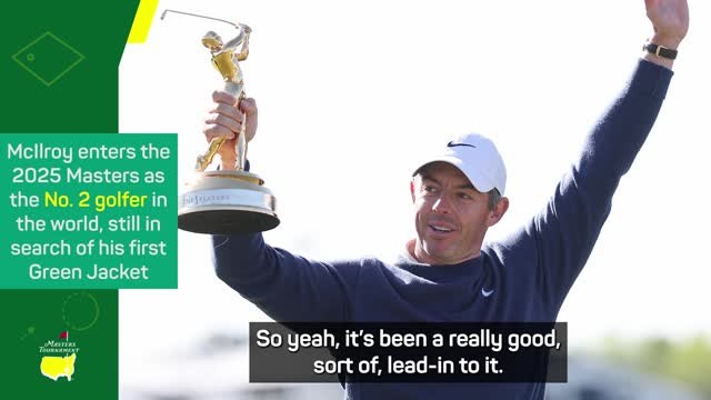 Rory McIlroy confident ahead of The Masters after strong start to season