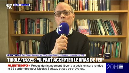 Taxes douanières: "Il faut accepter ce bras de fer, c'est une guerre qui nécessite un effort", réagit Jean Tirole, économiste et Prix Nobel d'économie