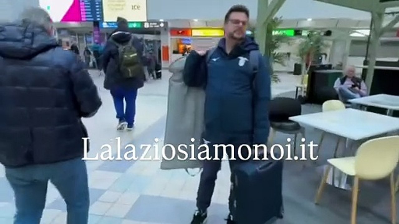L'arrivo della Lazio in Norvegia per la gara contro il Bodo/Glimt