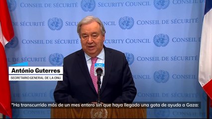 El jefe de la ONU rechaza el nuevo plan de Israel para controlar la ayuda en Gaza