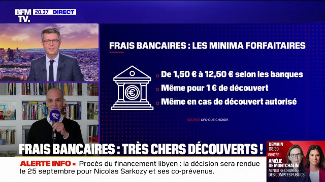 LE DOSSIER DU 20H - Frais bancaires: des petits découverts qui coûtent très cher