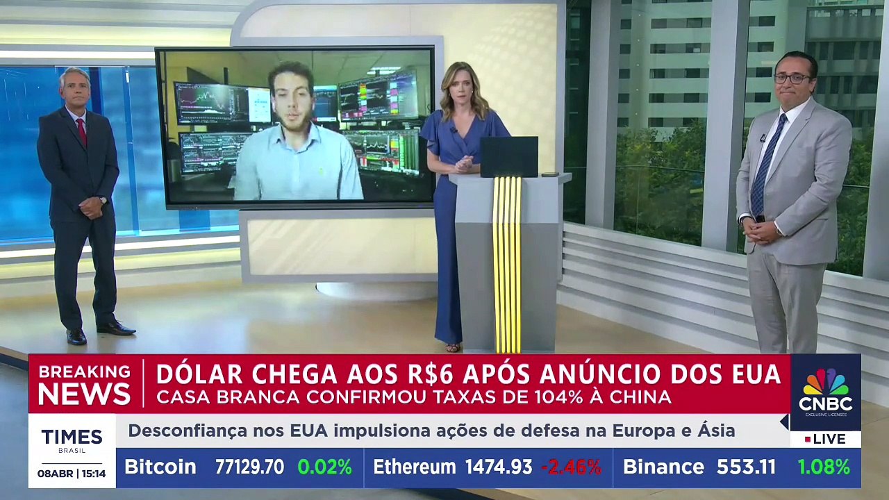 Tarifa de 104% à China e dólar em alta: especialistas analisam impactos e oportunidades do mercado