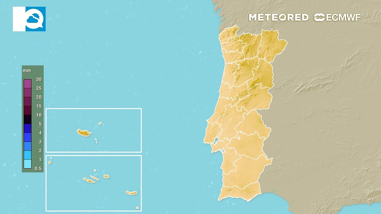 Tempestade Olivier condiciona o tempo na Madeira e em Portugal continental nas próximas horas e dias
