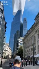 When Fashion Meets Danger! 💥 Viral Helicopter Stunt in a Giant Shirt – MUST WATCH!