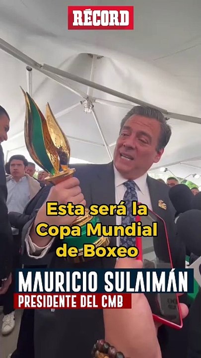 Mauricio Sulaimán PRESENTÓ el trofeo de la Copa Mundial de Boxeo El Grand Prix